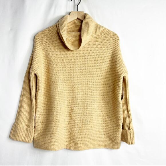 ANTHROPOLOGIE Pilcro Cowl Neck Sweater Brown NWT in XXSP - Picture 2 of 7